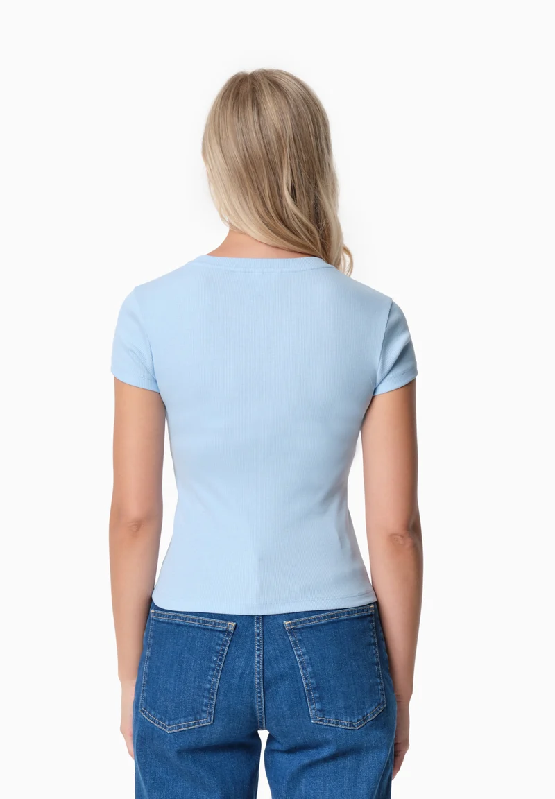 TILLDA | Rib T-Shirt aus TENCEL™ Modal und Bio-Baumwolle