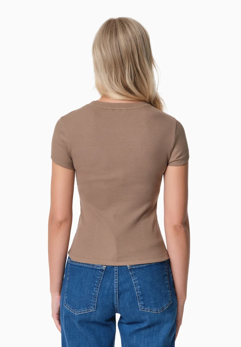 TILLDA | Rib T-Shirt aus TENCEL™ Modal und Bio-Baumwolle