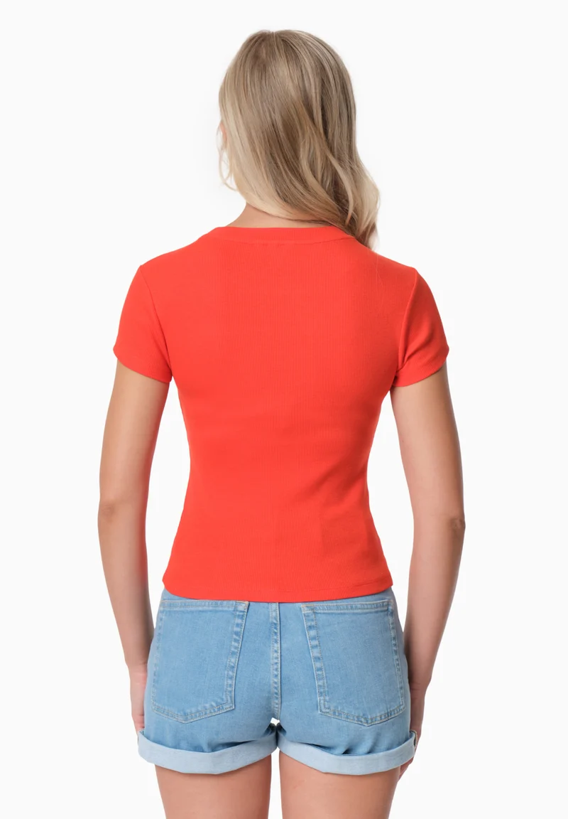 TILLDA | Rib T-Shirt aus TENCEL™ Modal und Bio-Baumwolle