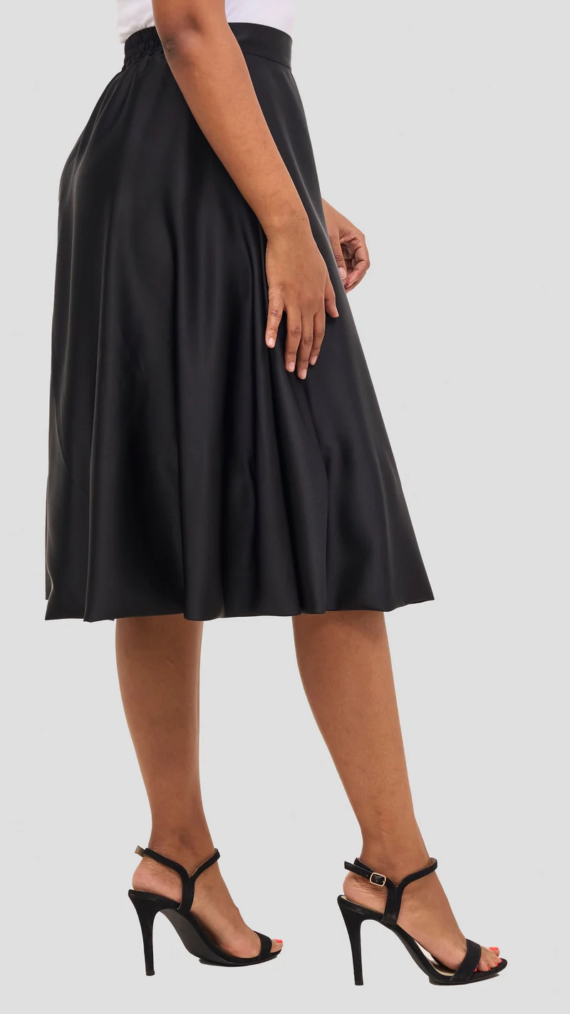 Vivo Iyana Bubble Midi Skirt - Black