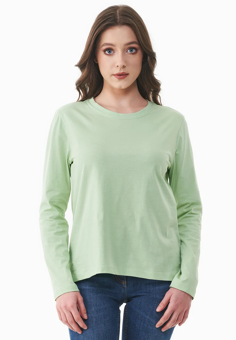 Langarmshirt aus Bio-Baumwolle