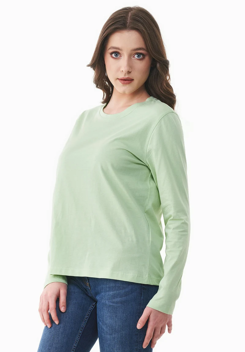 Langarmshirt aus Bio-Baumwolle