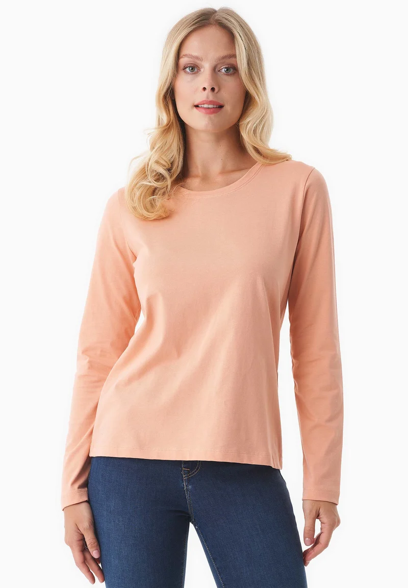 Langarmshirt aus Bio-Baumwolle