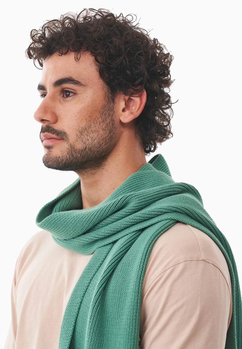 Unisex Strickschal aus Bio-Baumwolle