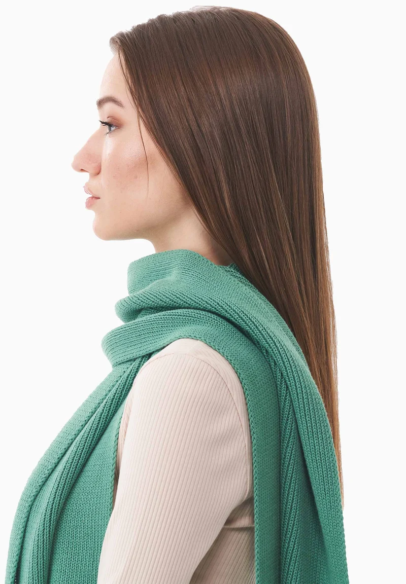 Unisex Strickschal aus Bio-Baumwolle