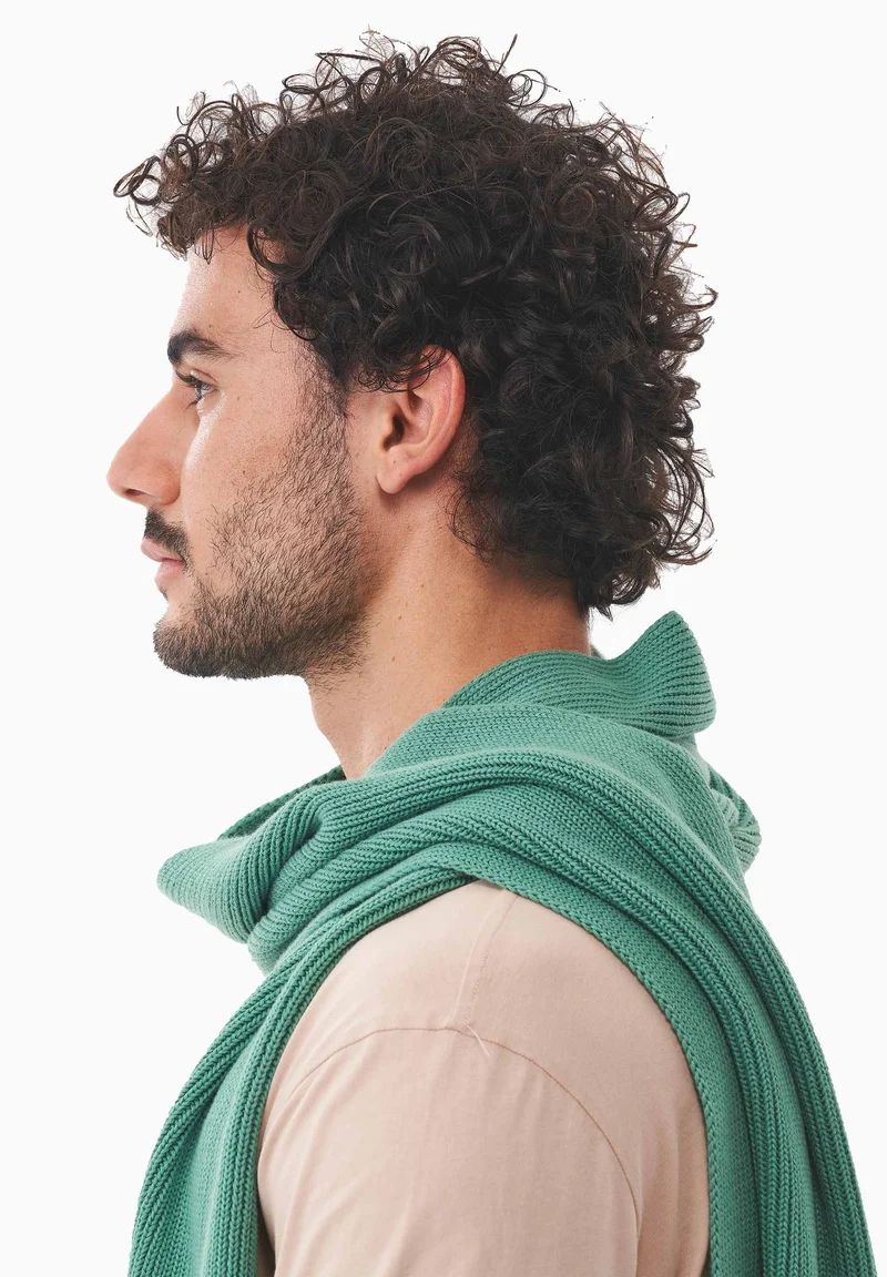 Unisex Strickschal aus Bio-Baumwolle