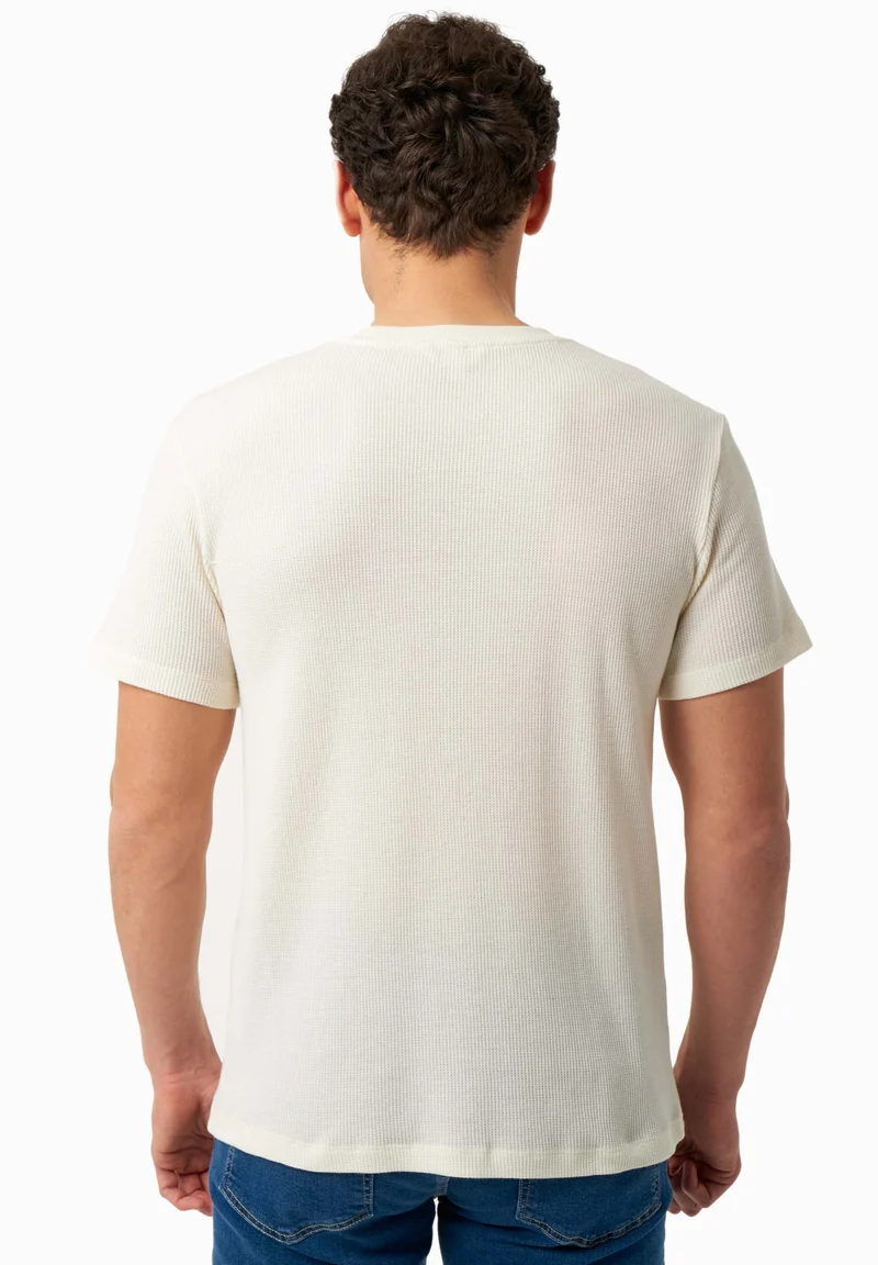 Waffel T-Shirt aus Bio-Baumwolle