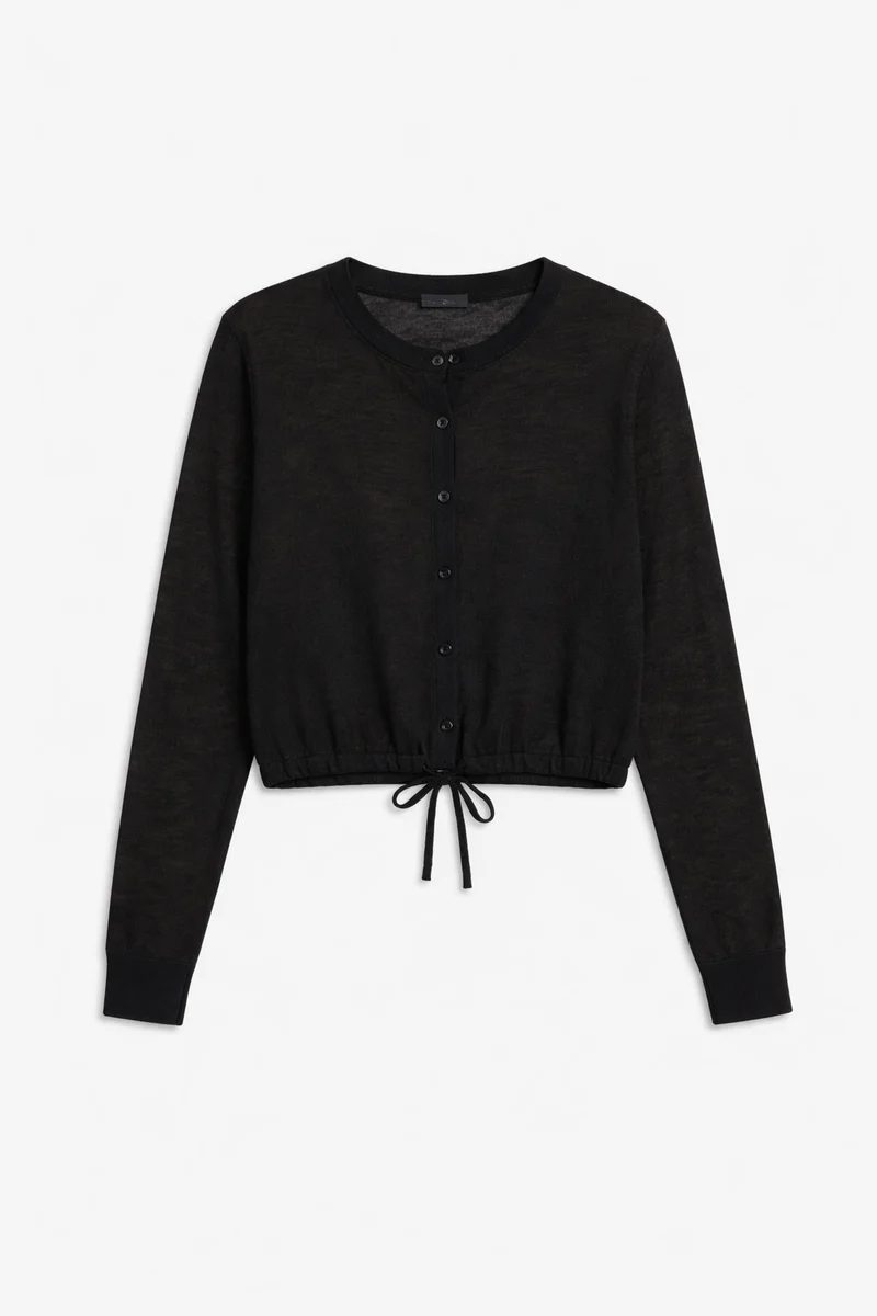Cardigan élégance en tricot fin - Drew