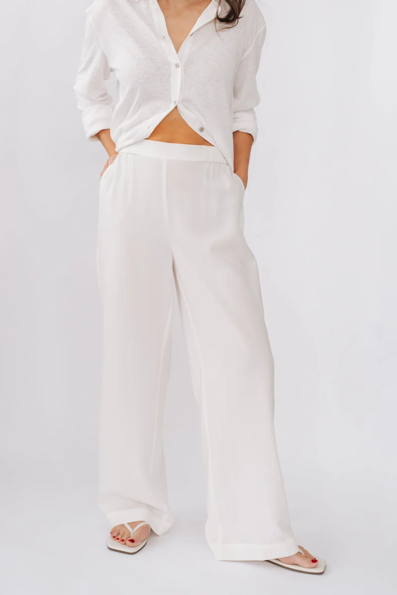 Pantalon tencel Long - Olie