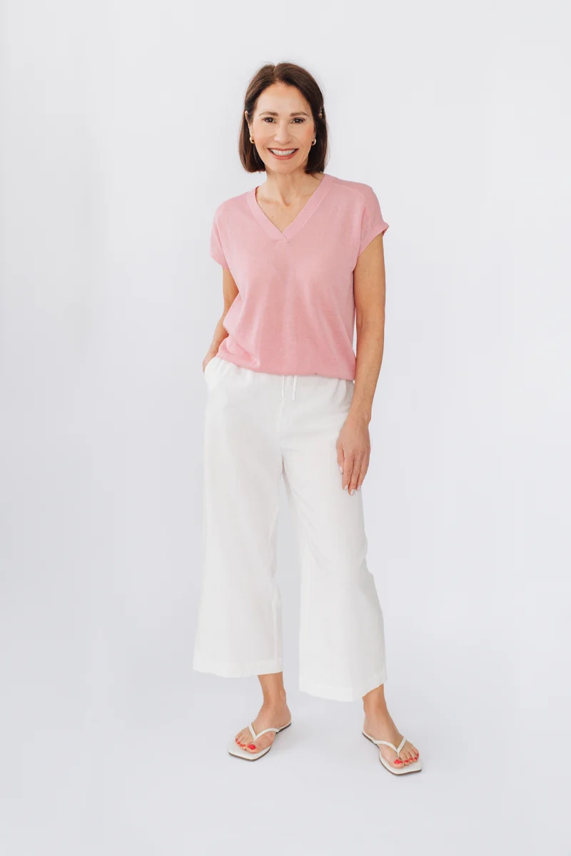 Pantalon de tencel 7/8 - Olie