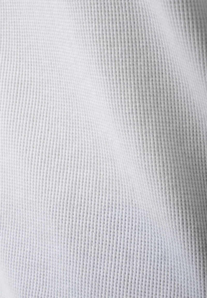 Poloshirt aus Bio-Baumwolle mit Waffelstruktur