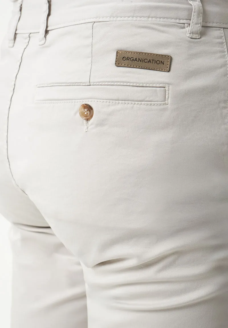 Slim-Fit Chino-Shorts aus Bio-Baumwolle
