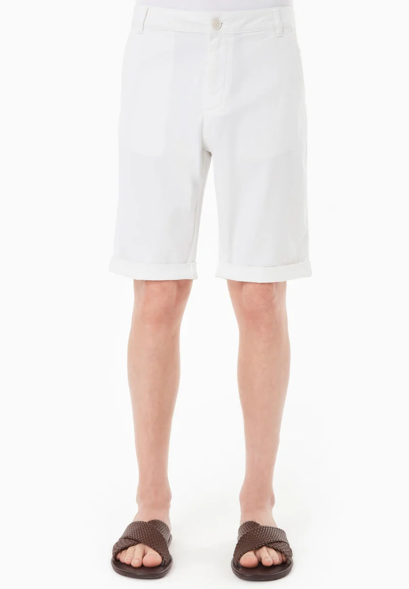 Regular-Fit Shorts aus Bio-Baumwolle