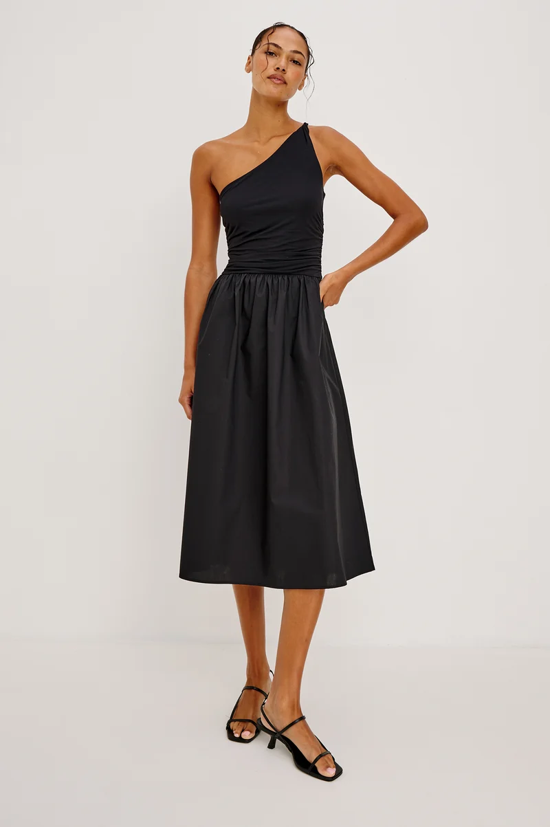 Robe midi asymétrique Chayana