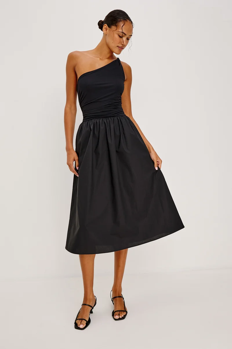 Robe midi asymétrique Chayana