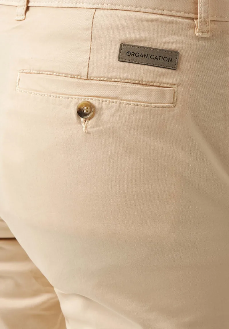 Slim-Fit Chino-Shorts aus Bio-Baumwolle