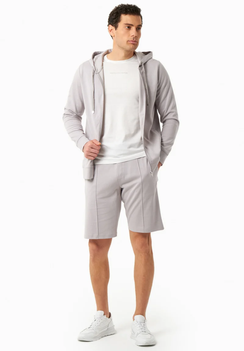 Sweatjacke aus TENCEL™ Modal und Bio-Baumwolle