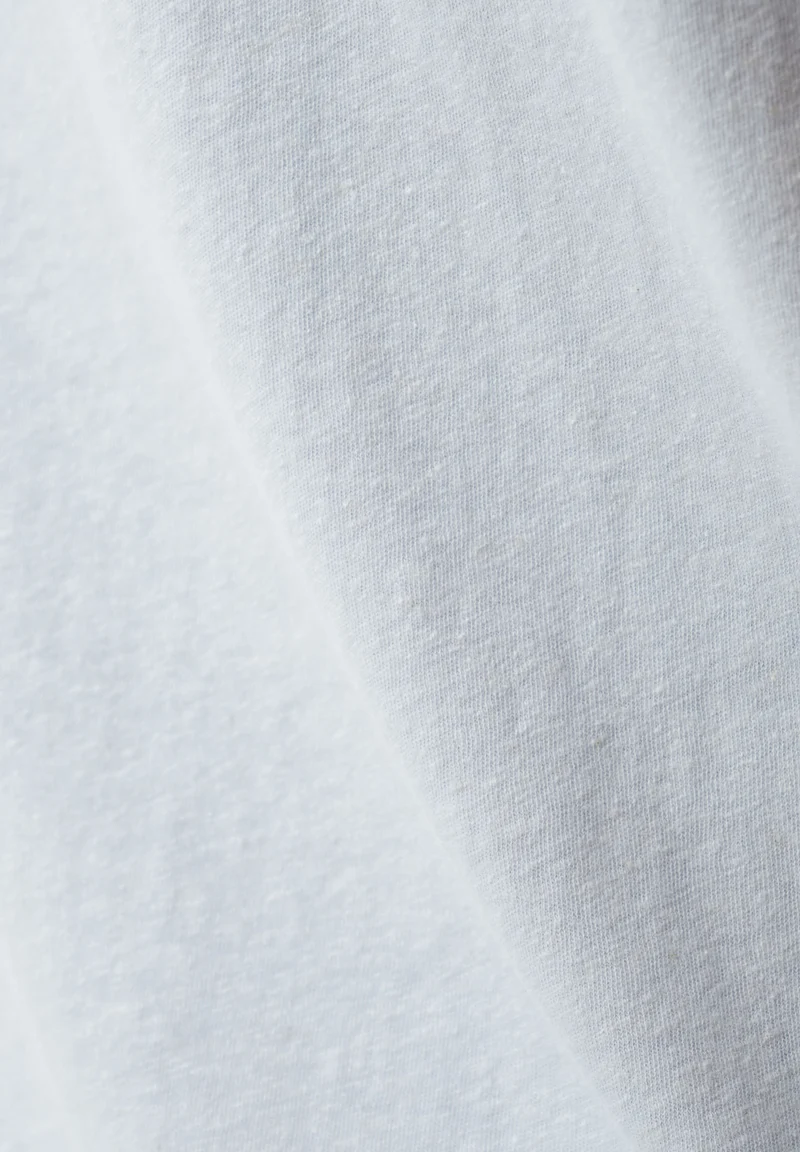 T-Shirt aus Bio-Baumwolle und Leinen
