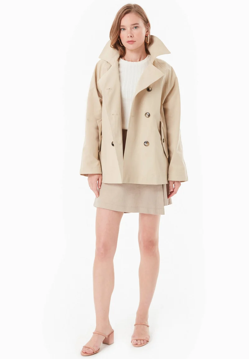 Trenchcoat aus Bio-Baumwolle