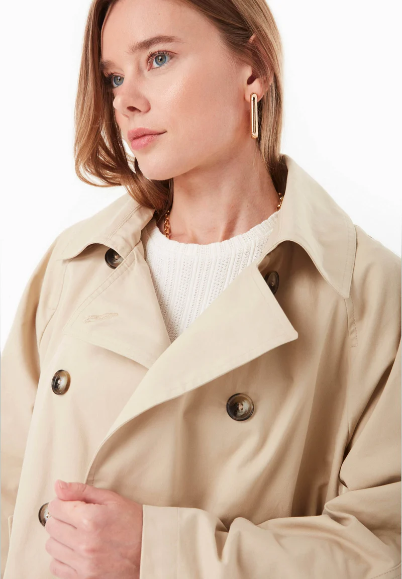 Trenchcoat aus Bio-Baumwolle