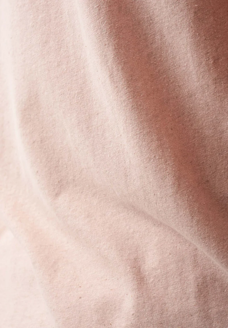 T-Shirt aus Bio-Baumwolle und Leinen