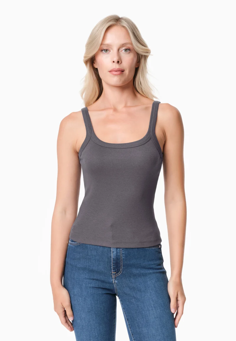 IPEEK | Ripp-Tanktop aus TENCEL™ Modal und Bio-Baumwolle