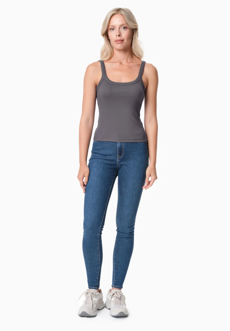 IPEEK | Ripp-Tanktop aus TENCEL™ Modal und Bio-Baumwolle
