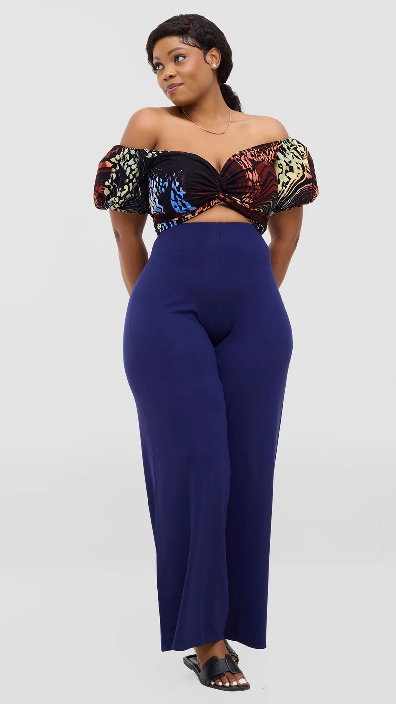 Safari Tafari Wrap Top - Pangani Print