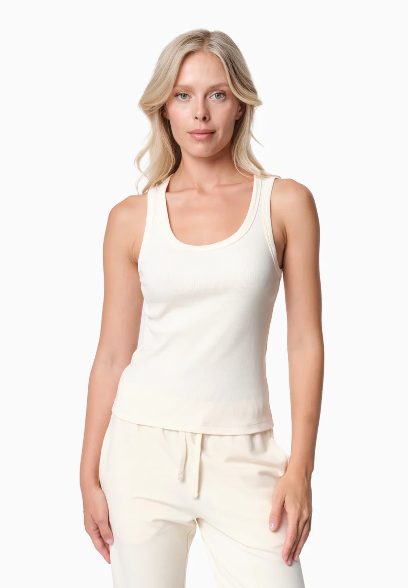 SOFFIA | Rib Top aus Bio-Baumwolle