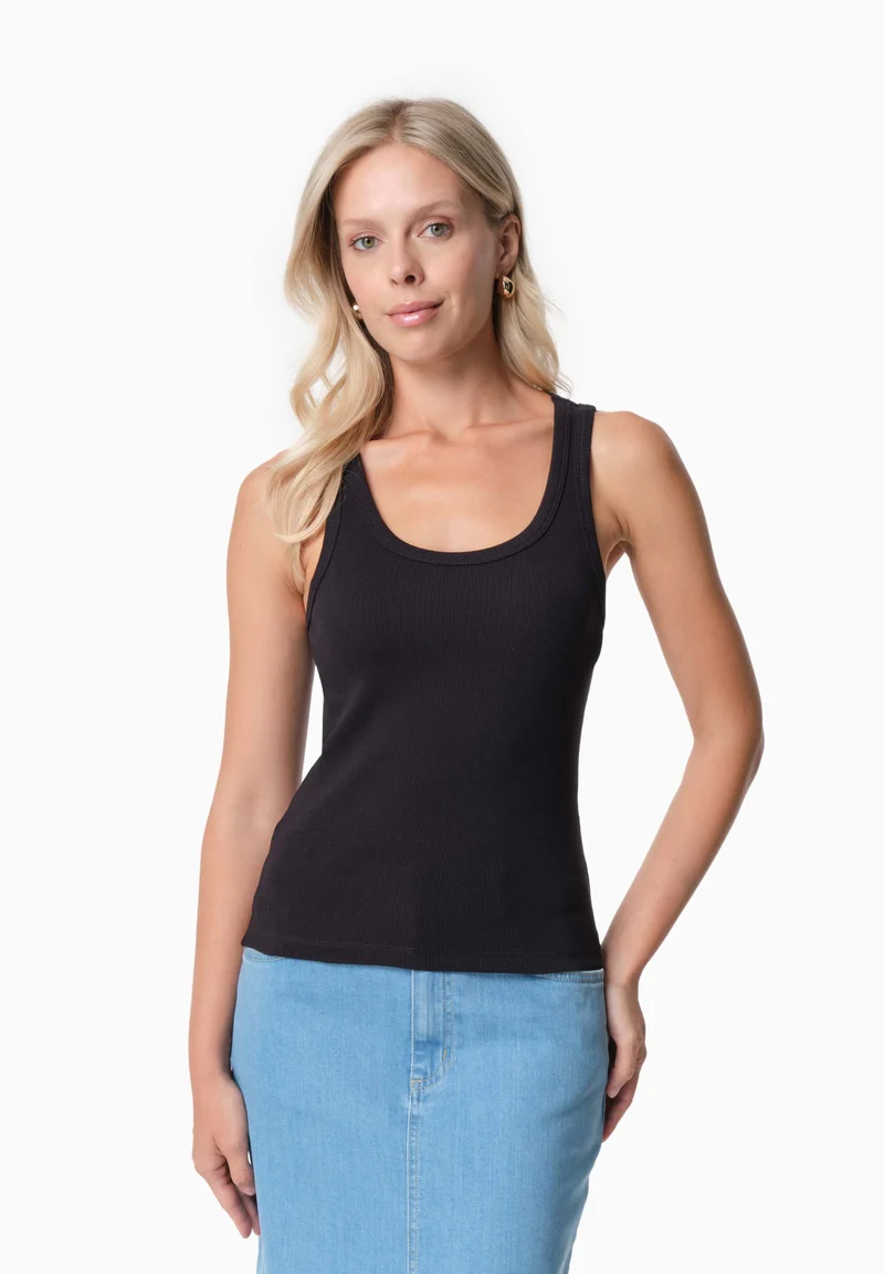 SOFFIA | Rib Top aus Bio-Baumwolle