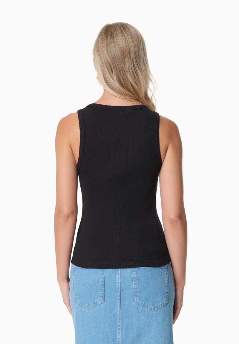 SOFFIA | Rib Top aus Bio-Baumwolle