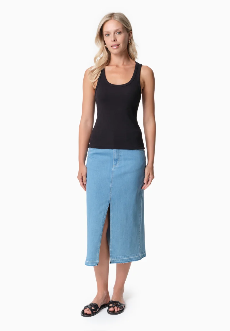 SOFFIA | Rib Top aus Bio-Baumwolle