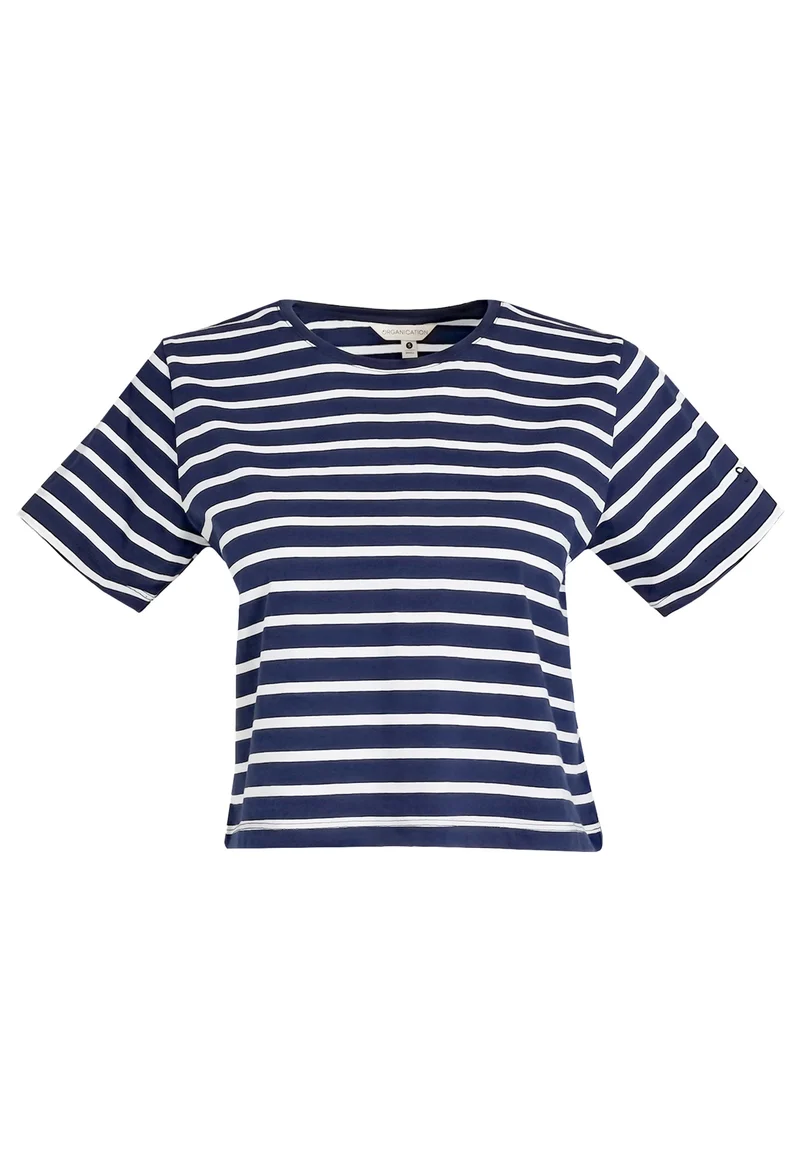 Gestreiftes T-Shirt aus Bio-Baumwolle