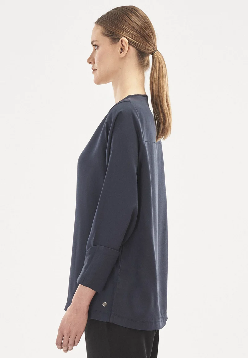 Langarm Bluse aus TENCEL™ Lyocell