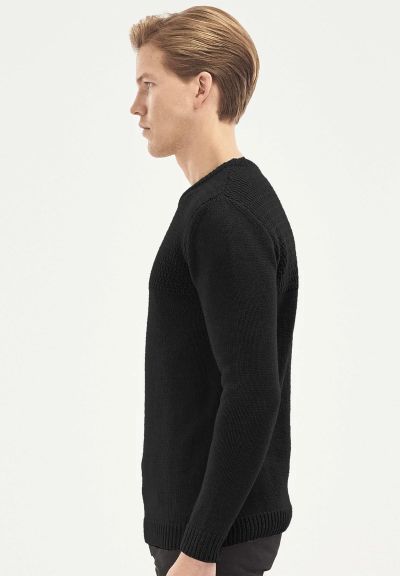 Pullover aus Bio-Merinowolle und Bio-Baumwolle