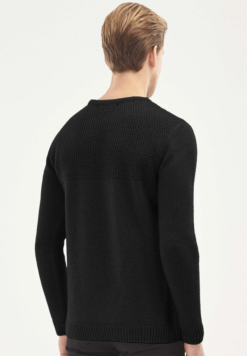 Pullover aus Bio-Merinowolle und Bio-Baumwolle
