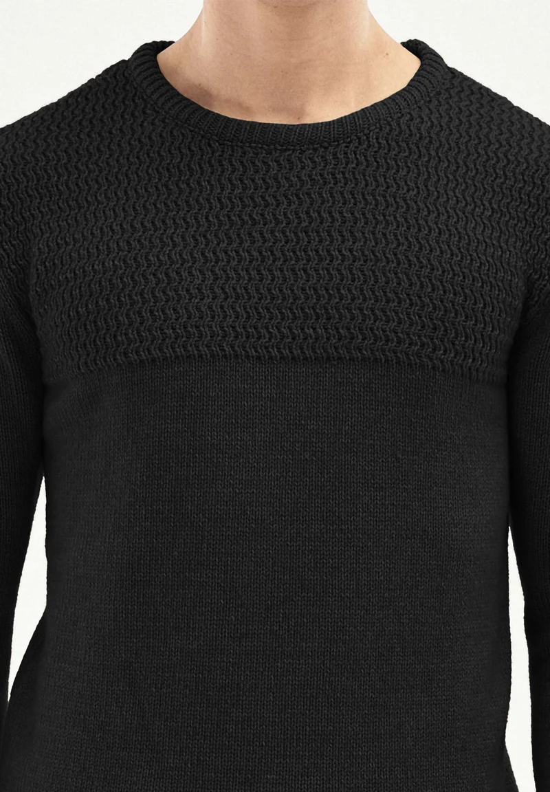 Pullover aus Bio-Merinowolle und Bio-Baumwolle