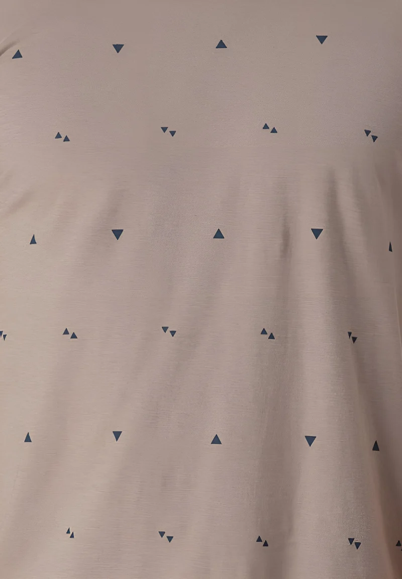 T-Shirt aus Bio-Baumwolle mit Allover-Print