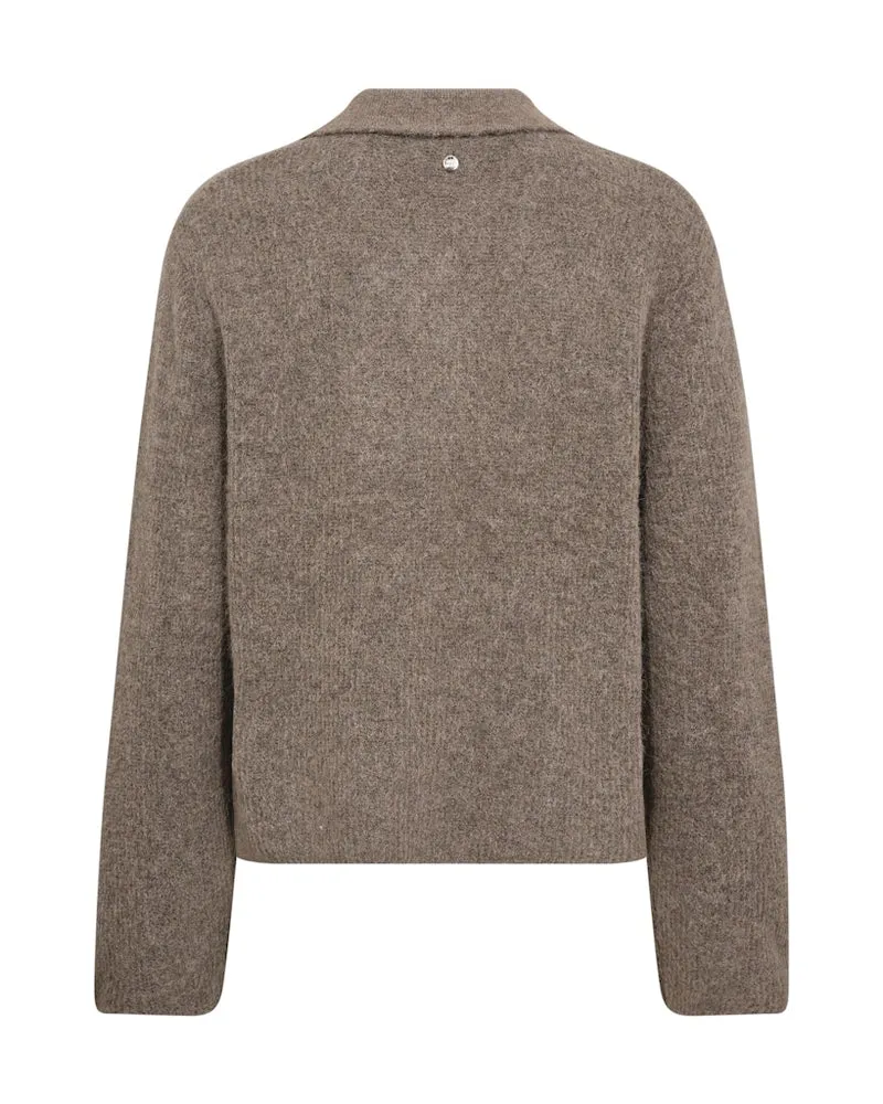 Pull polo en mélange alpaga Thora Aidy