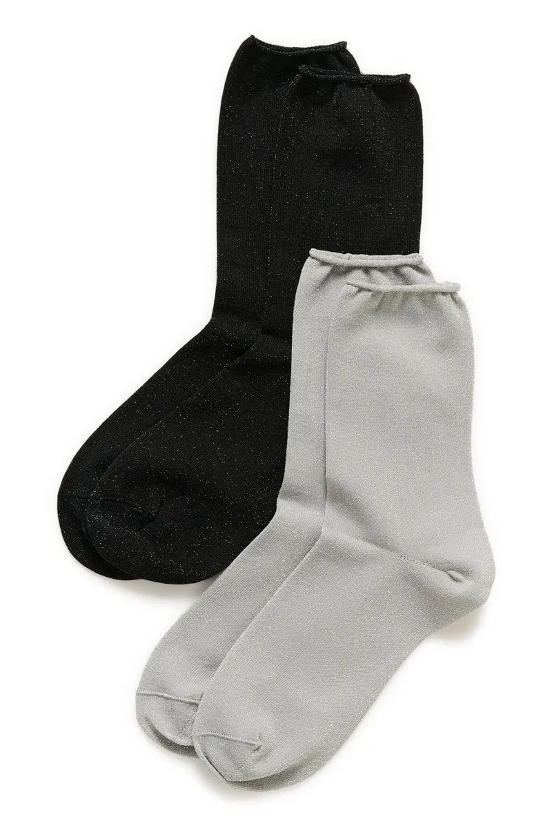 Chaussettes courtes scintillantes Cozy