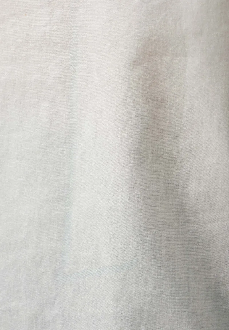 Bluse aus Bio-Baumwolle und Leinen