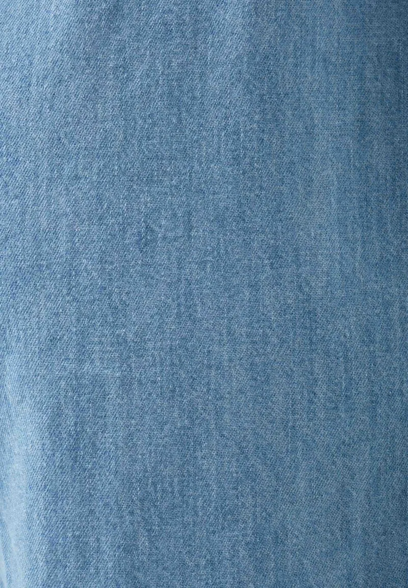 Shorts aus Bio-Baumwolle in Denim