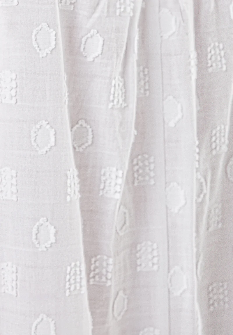 Kleid aus Bio-Baumwolle im Jacquardgewebe