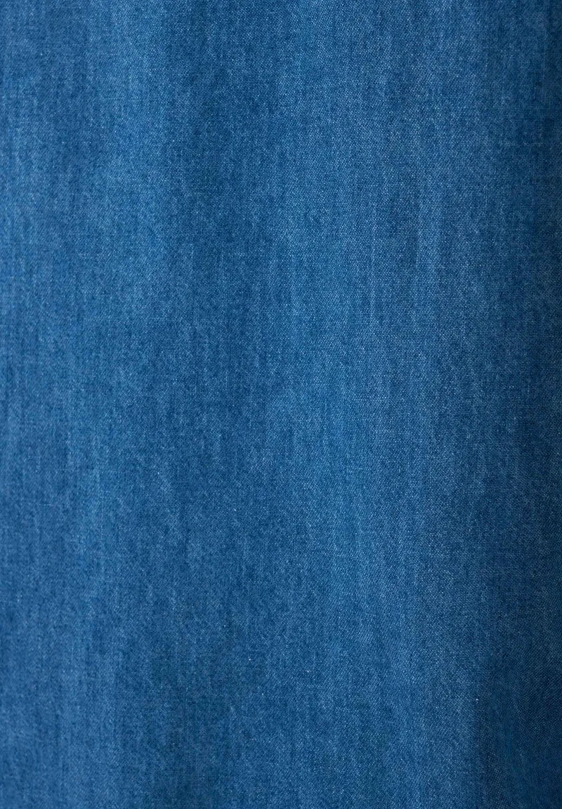Denim-Bluse aus Bio-Baumwolle
