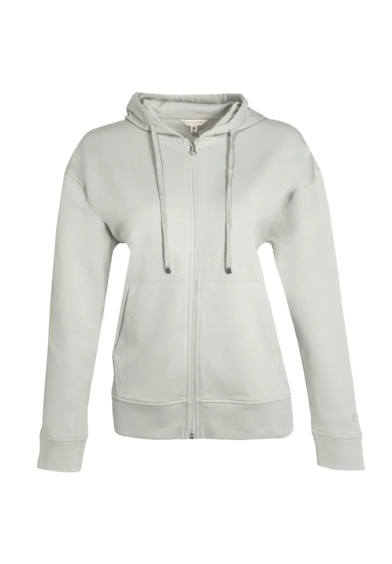 Sweatjacke aus TENCEL™ Modal und Bio-Baumwolle