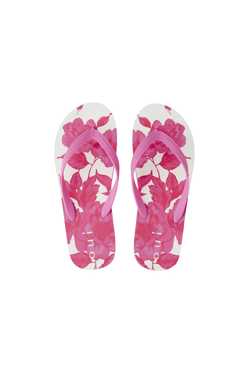 Sandales de plage avec imprimé floral