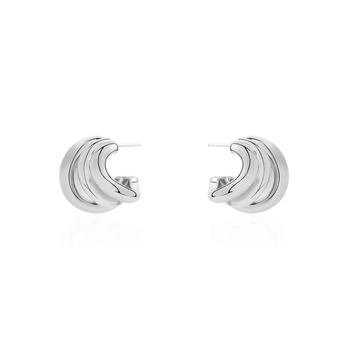 Boucles d'oreilles à trois anneaux