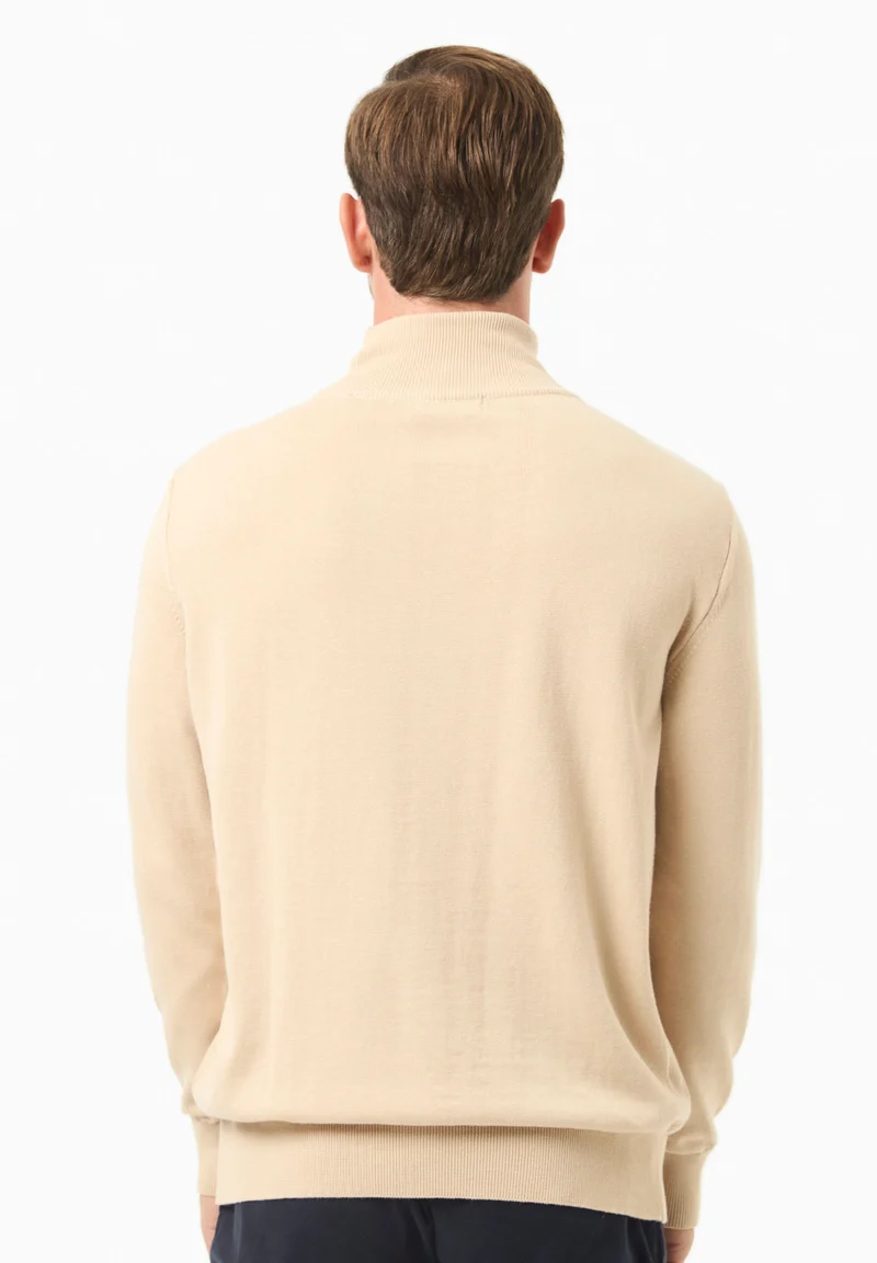 Rollkragenpullover aus Bio-Baumwolle