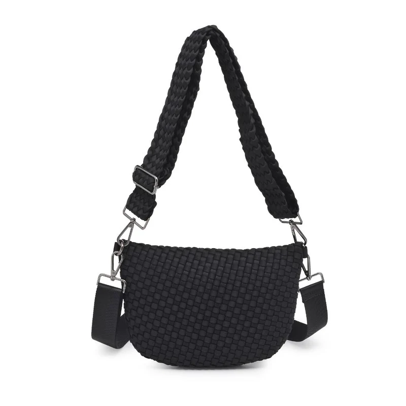 Sac banane et bandoulière en néoprène tressé Ethereal