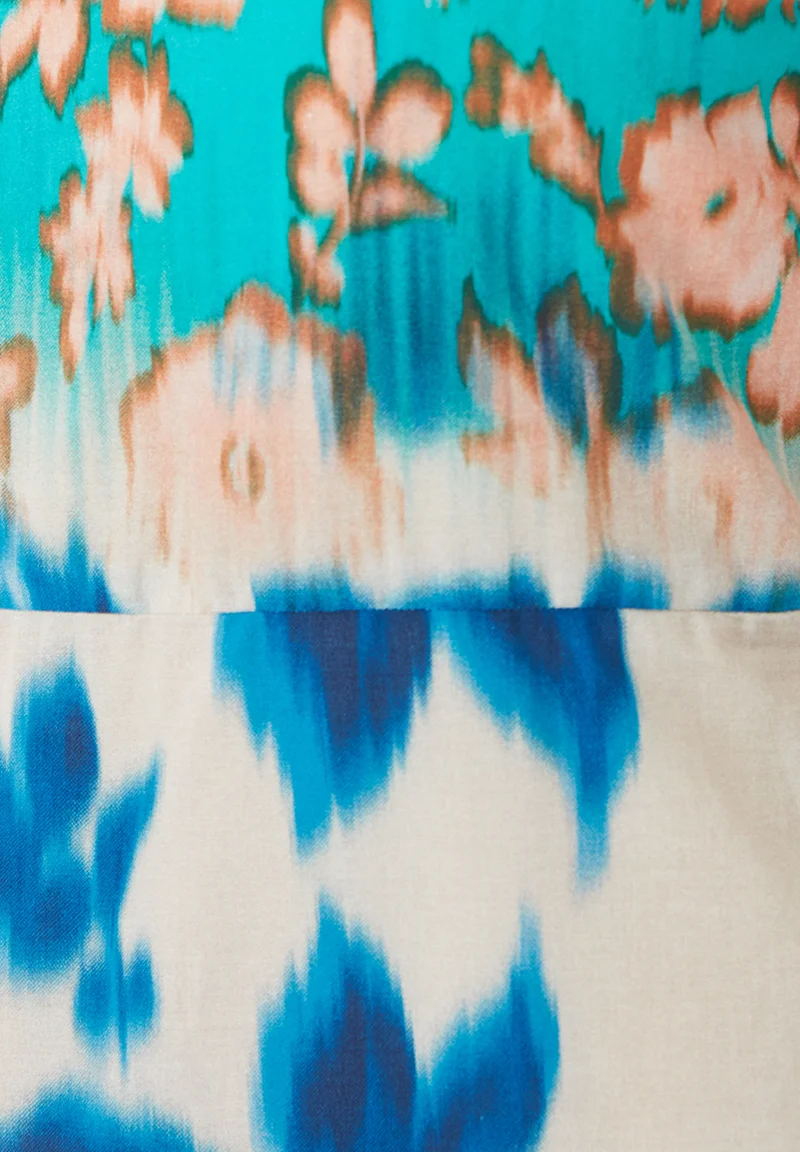Kleid aus Bio-Baumwoll-Voile mit Blumenmuster